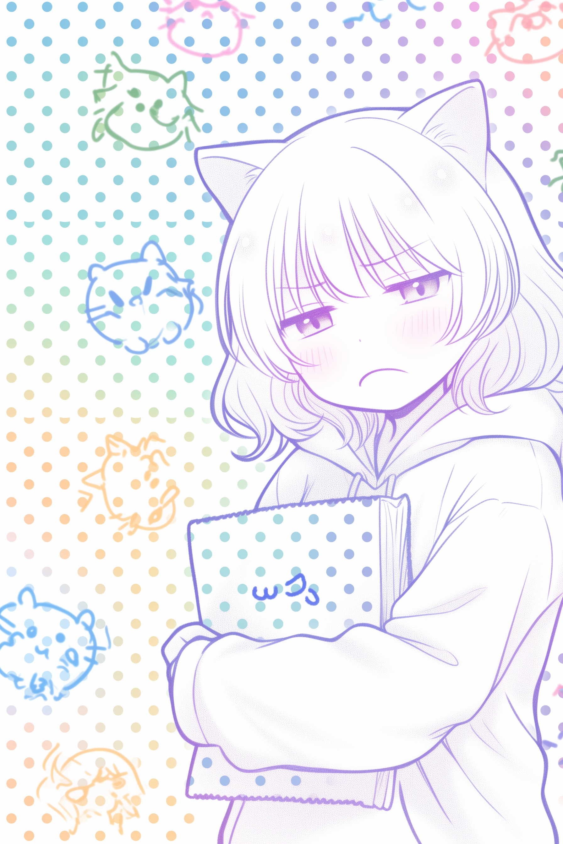 不機嫌ガール | の人気AIイラスト・グラビア