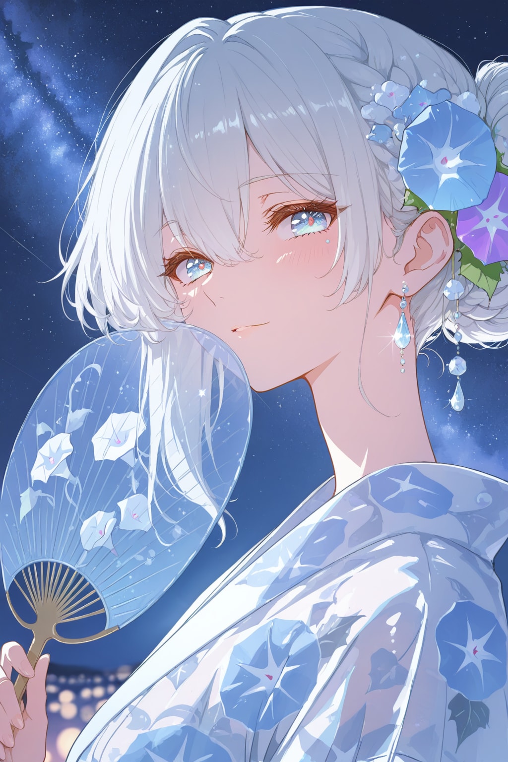 朝顔と星空祭り