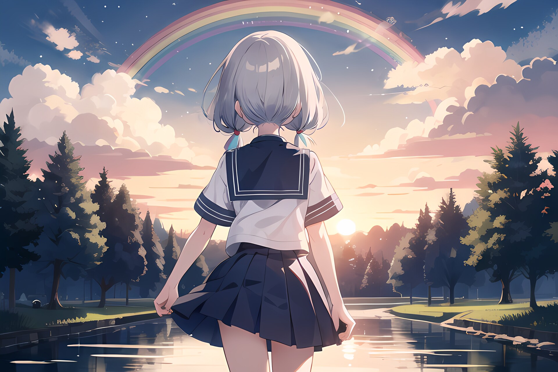 虹 | の人気AIイラスト・グラビア