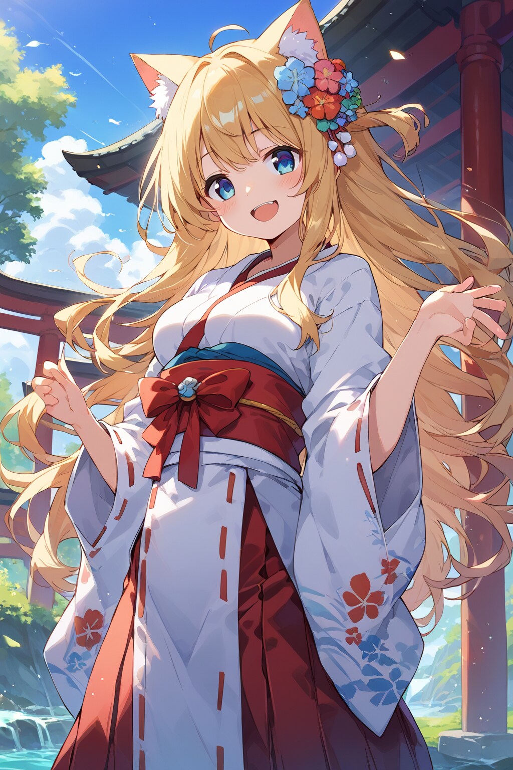 姉巫女様 | の人気AIイラスト・グラビア