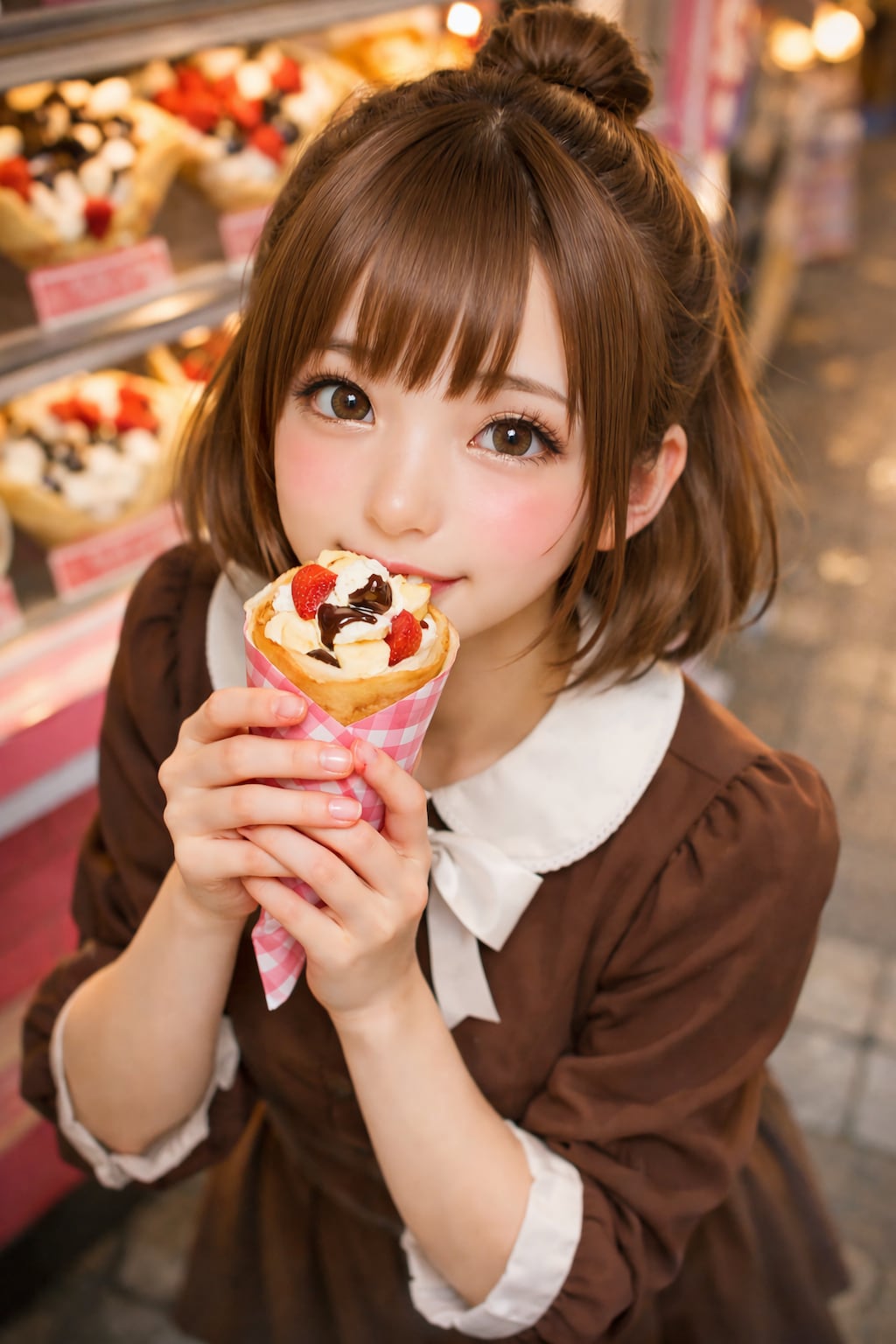 クレープ食べちゃうぞ❣️