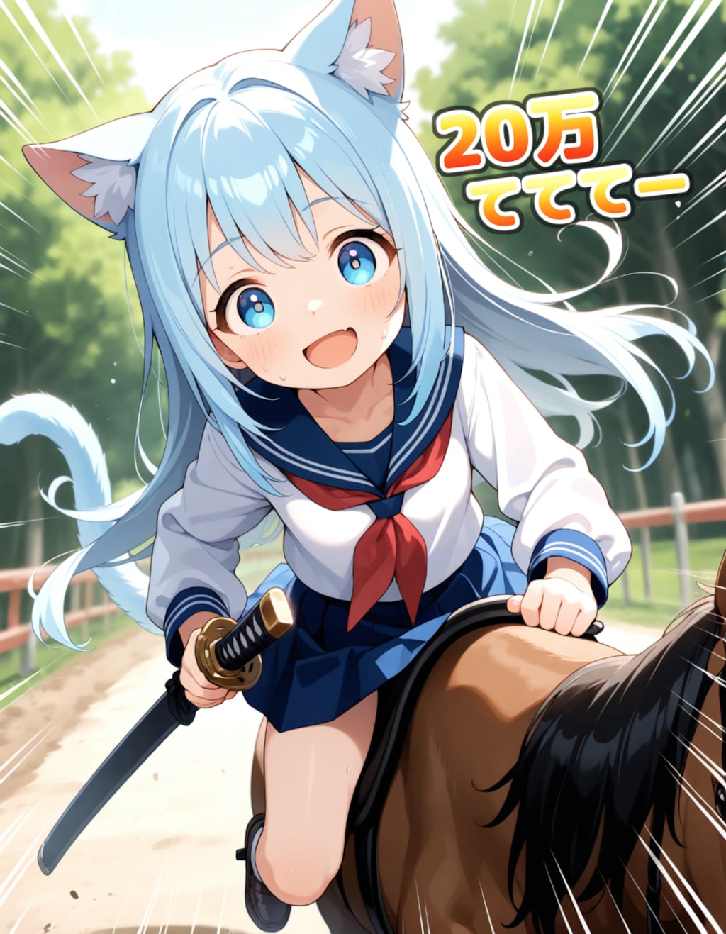 20万てててー　おめでとうございます🎉