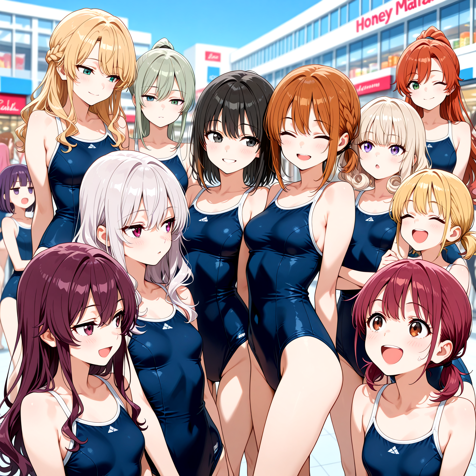スク水モール御一行様
