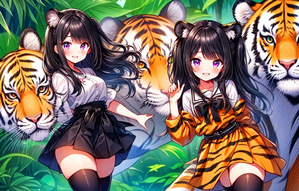 虎とうちの子★（２枚）