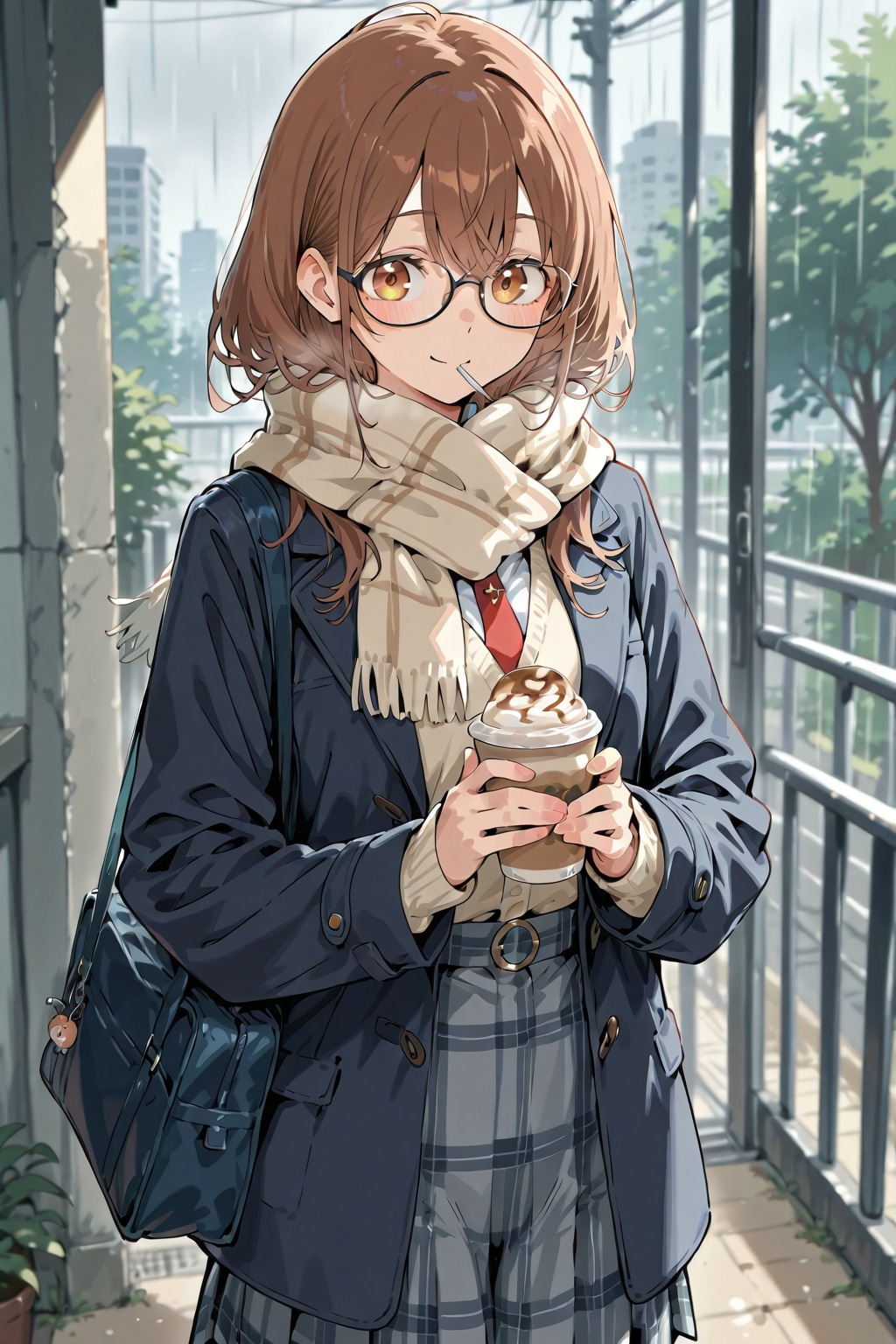 雨とカプチーノ | の人気AIイラスト・グラビア