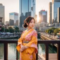 夕日に美女を添えて 6枚目
