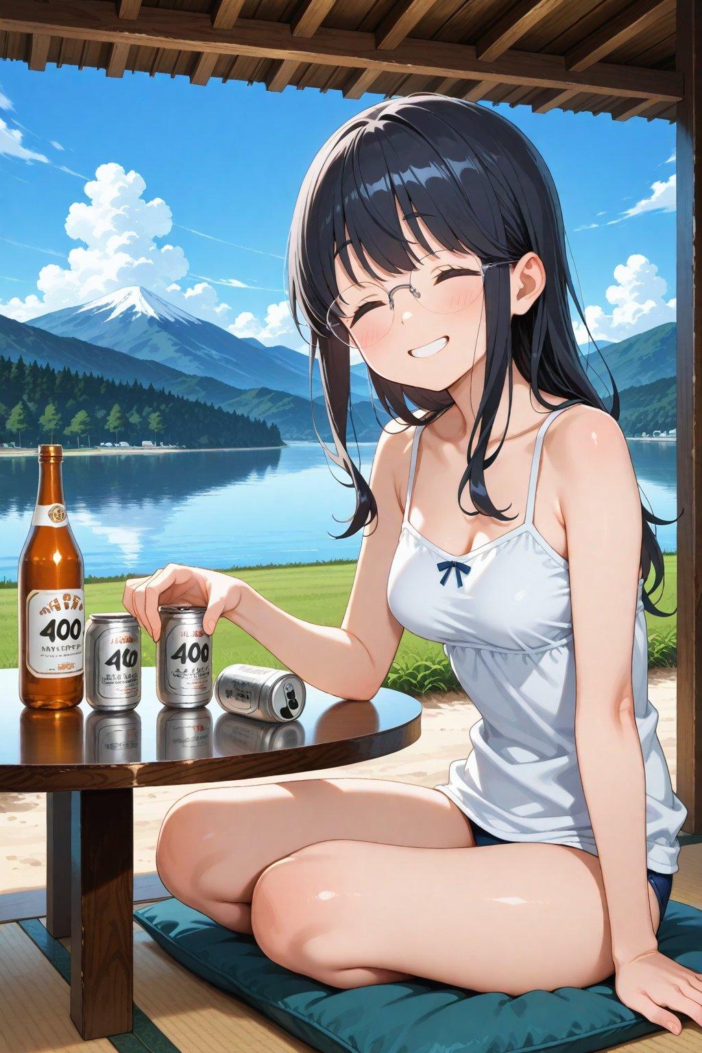 🌸👙水着鳥羽先生とサシ飲み(*´ω｀*)🍻