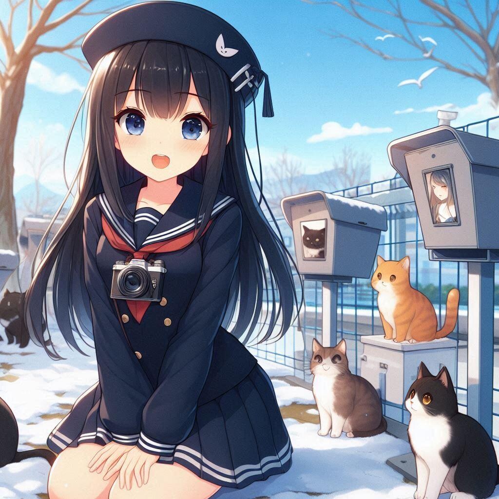 写真部員の女の子