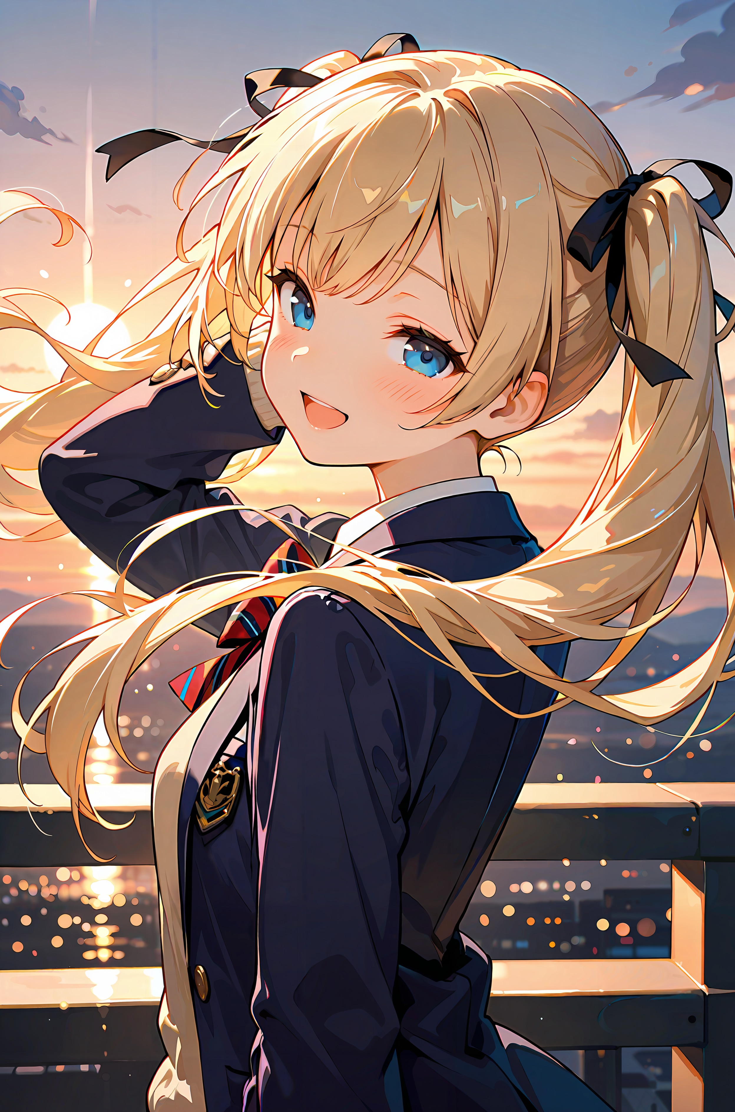 振り向いた、その瞬間 | の人気AIイラスト・グラビア