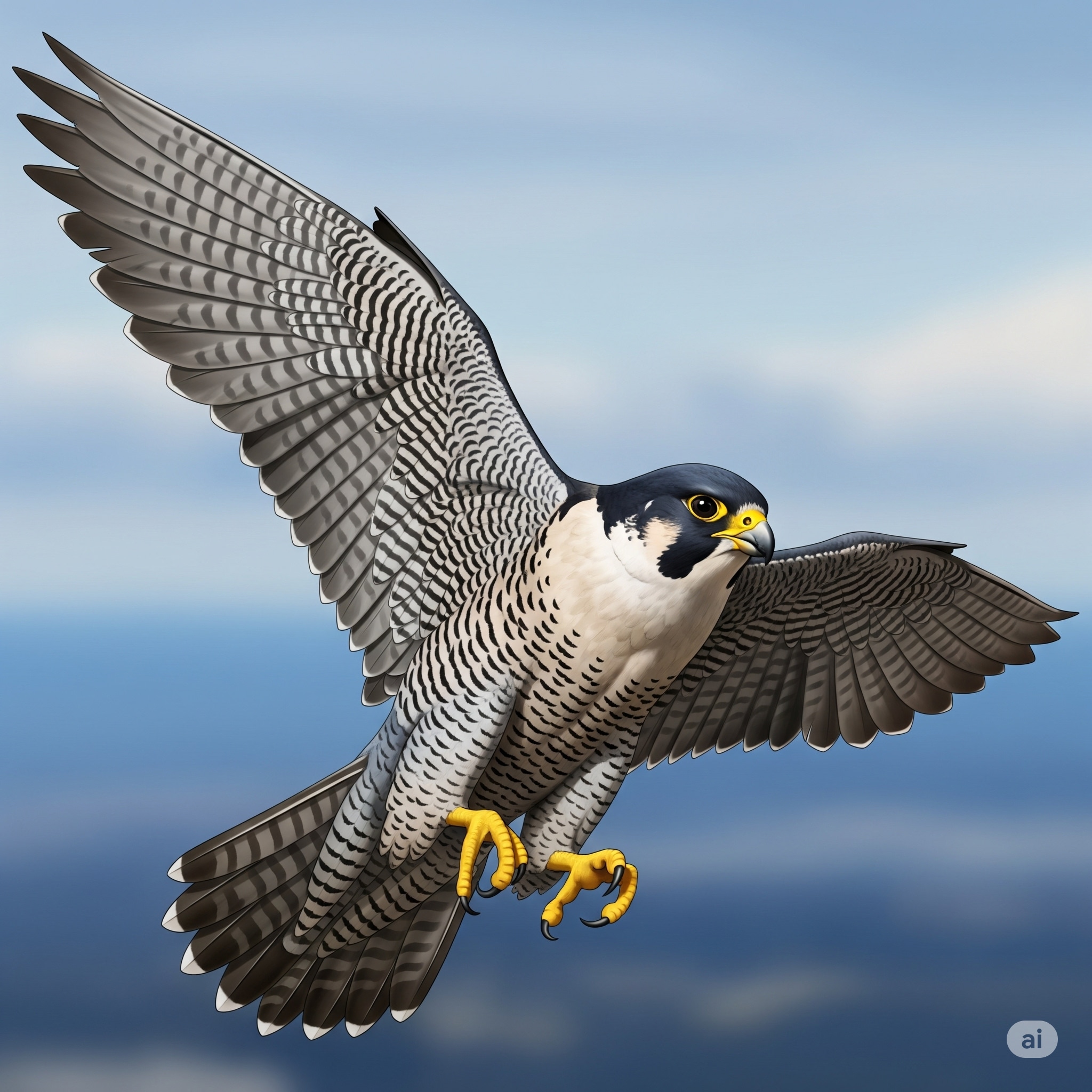 鳥類の中で好きな「隼」です。ー by #Gemini Ver. ー | の人気AIイラスト・グラビア