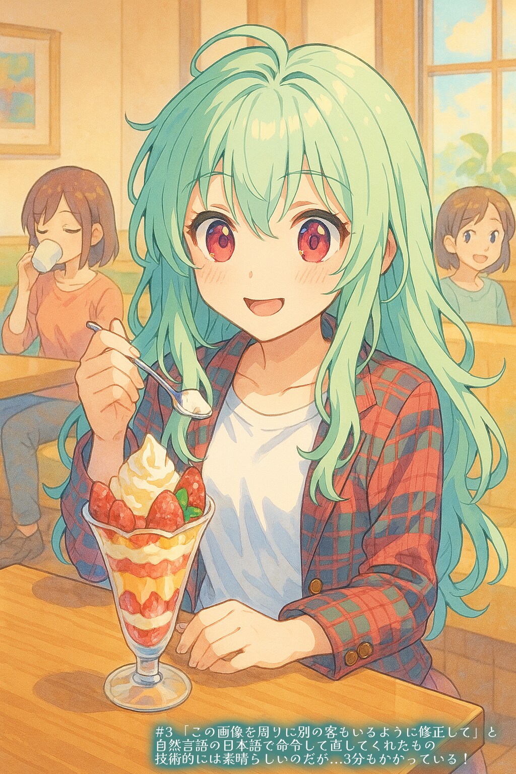 【ネタ】パフェで一息 (ChatGPTおためし)