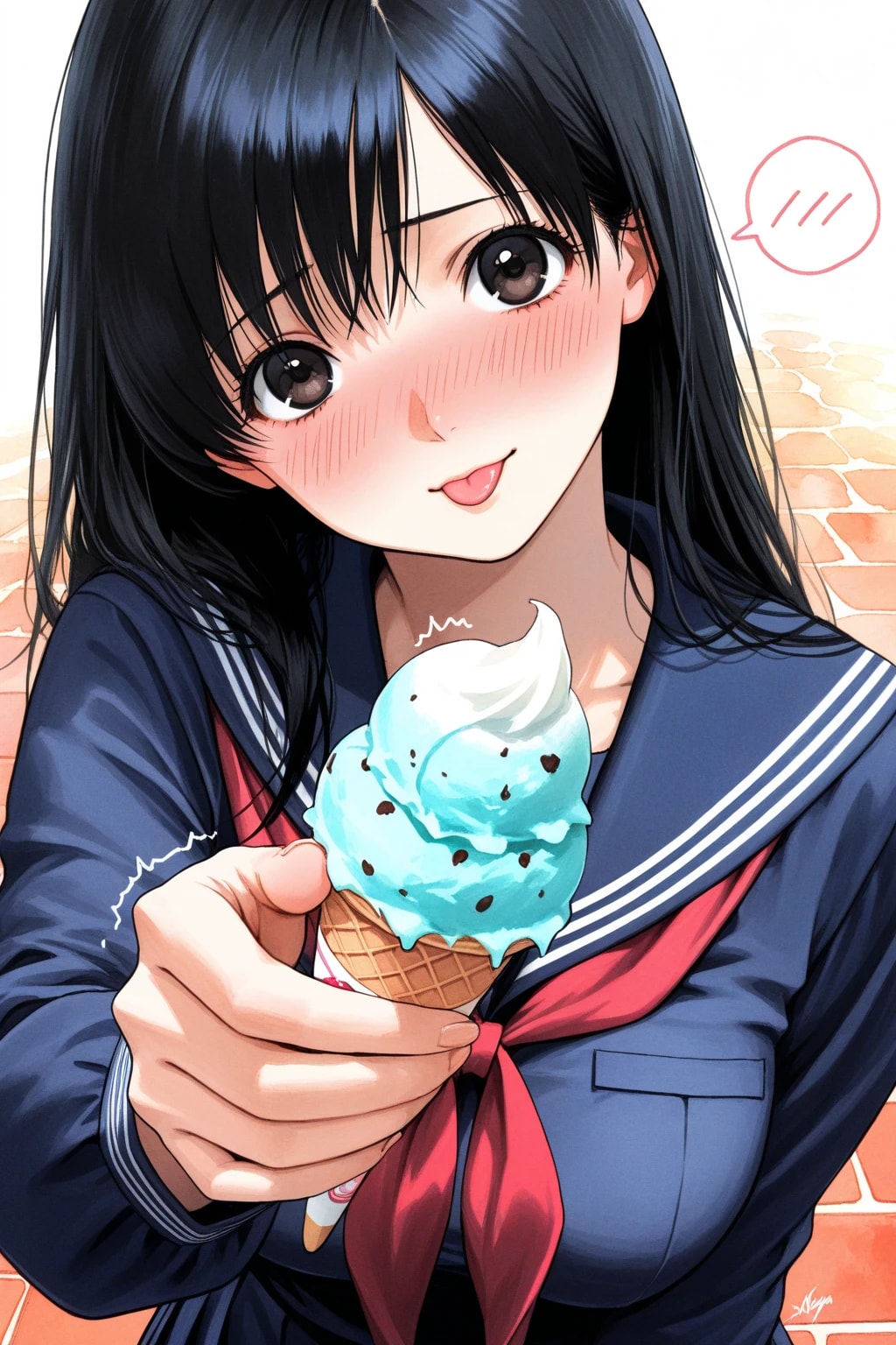 ちょっとだけだよ? | の人気AIイラスト・グラビア