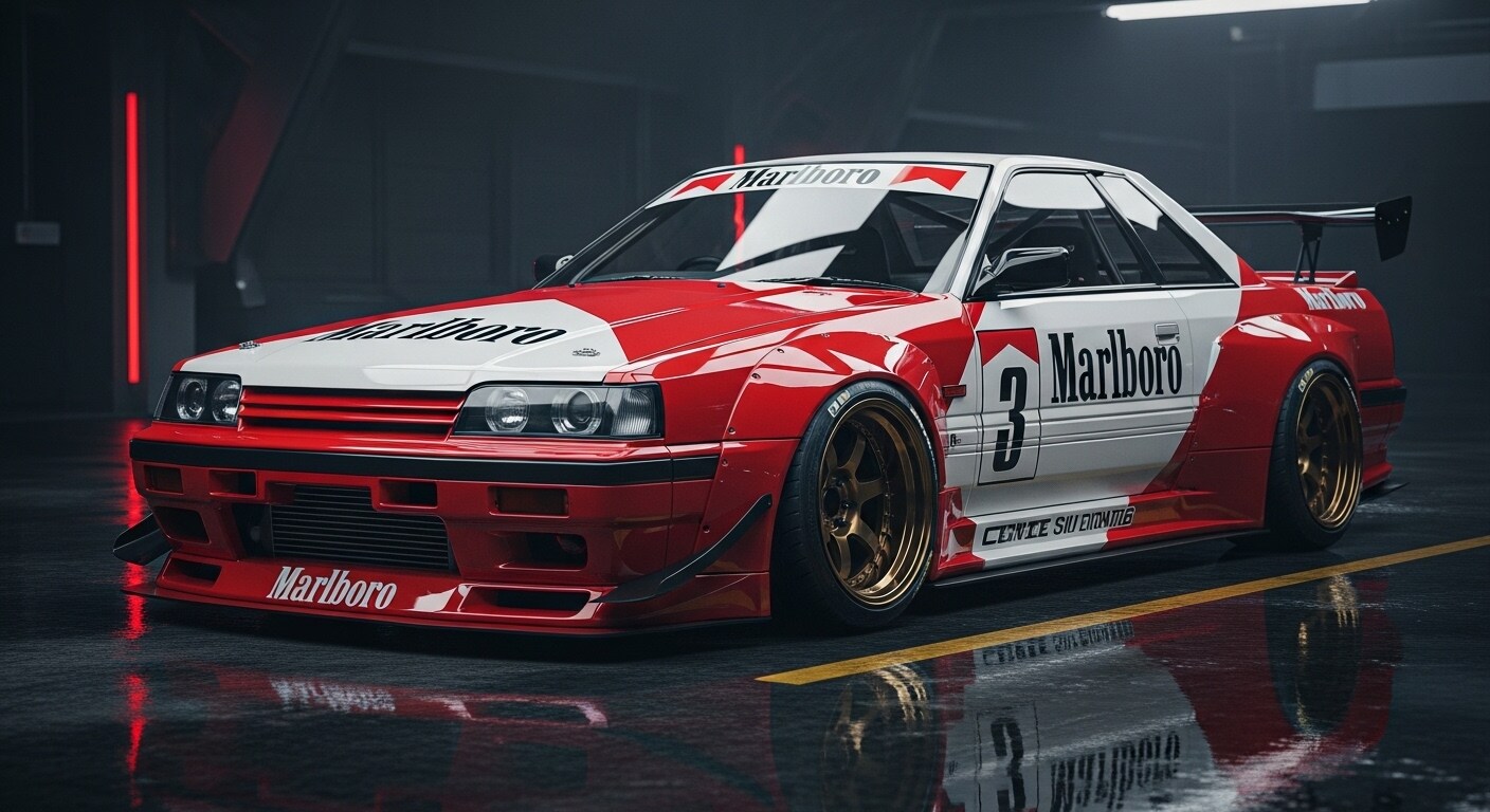 マルボロR31GTS-Rレーシングカー | の人気AIイラスト・グラビア