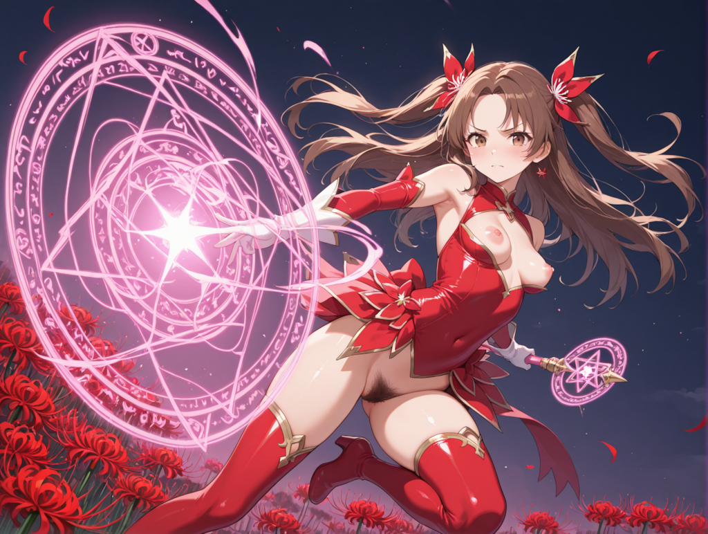 おっぱい魔法娘４_曼殊沙華