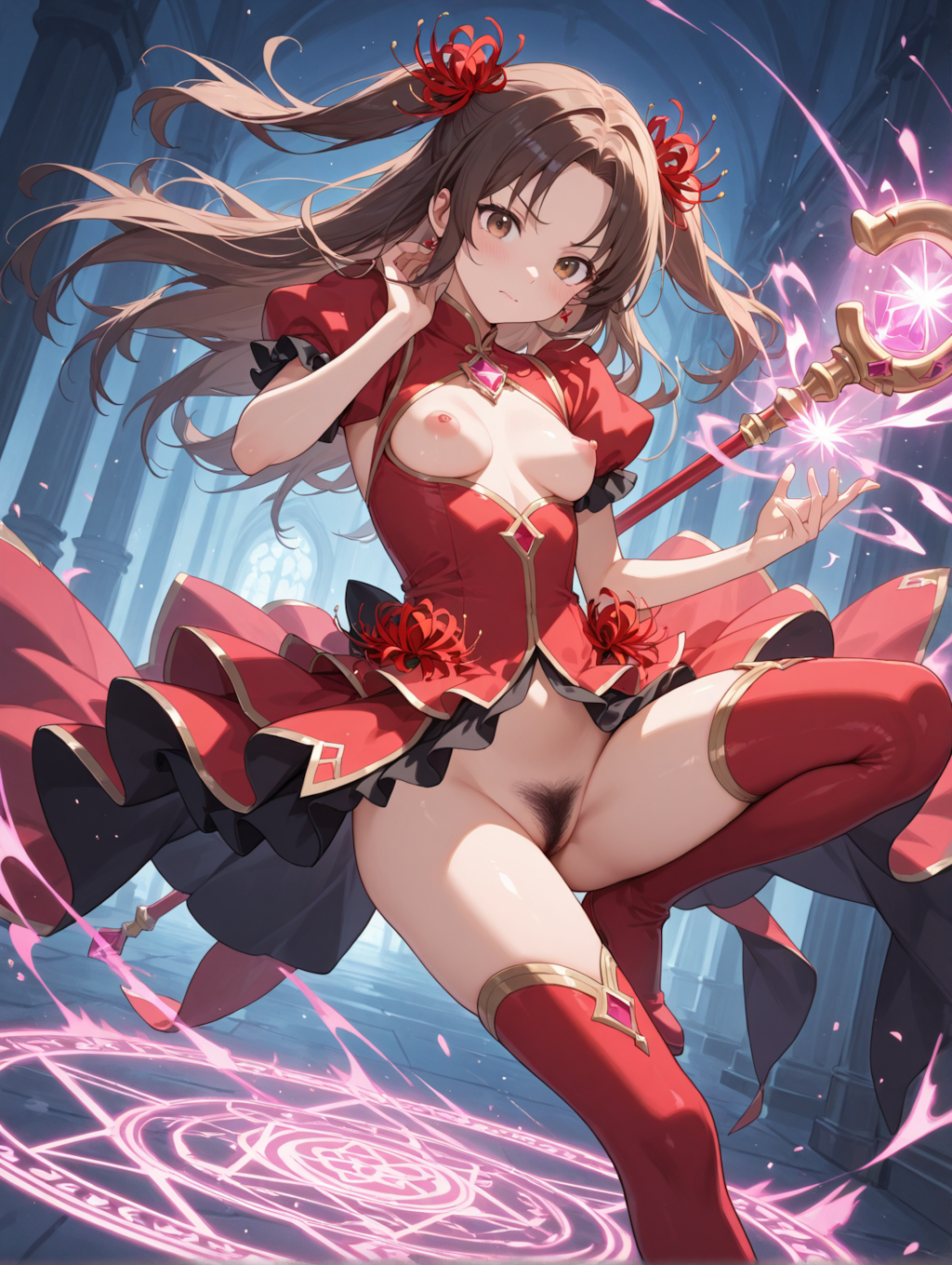 おっぱい魔法娘４_曼殊沙華