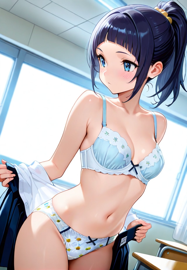 女子学生の着替え盗撮