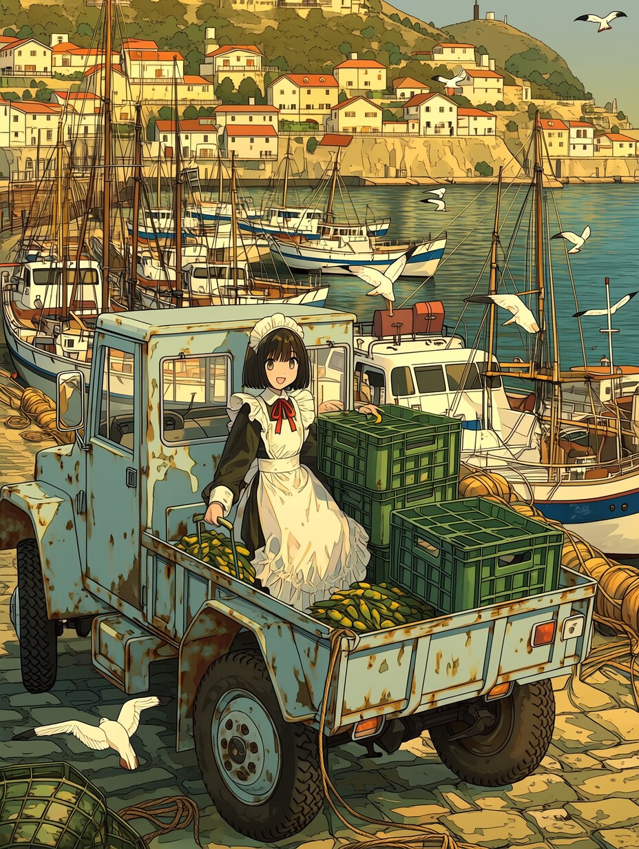 私は荷台に乗っていきますね | の人気AIイラスト・グラビア