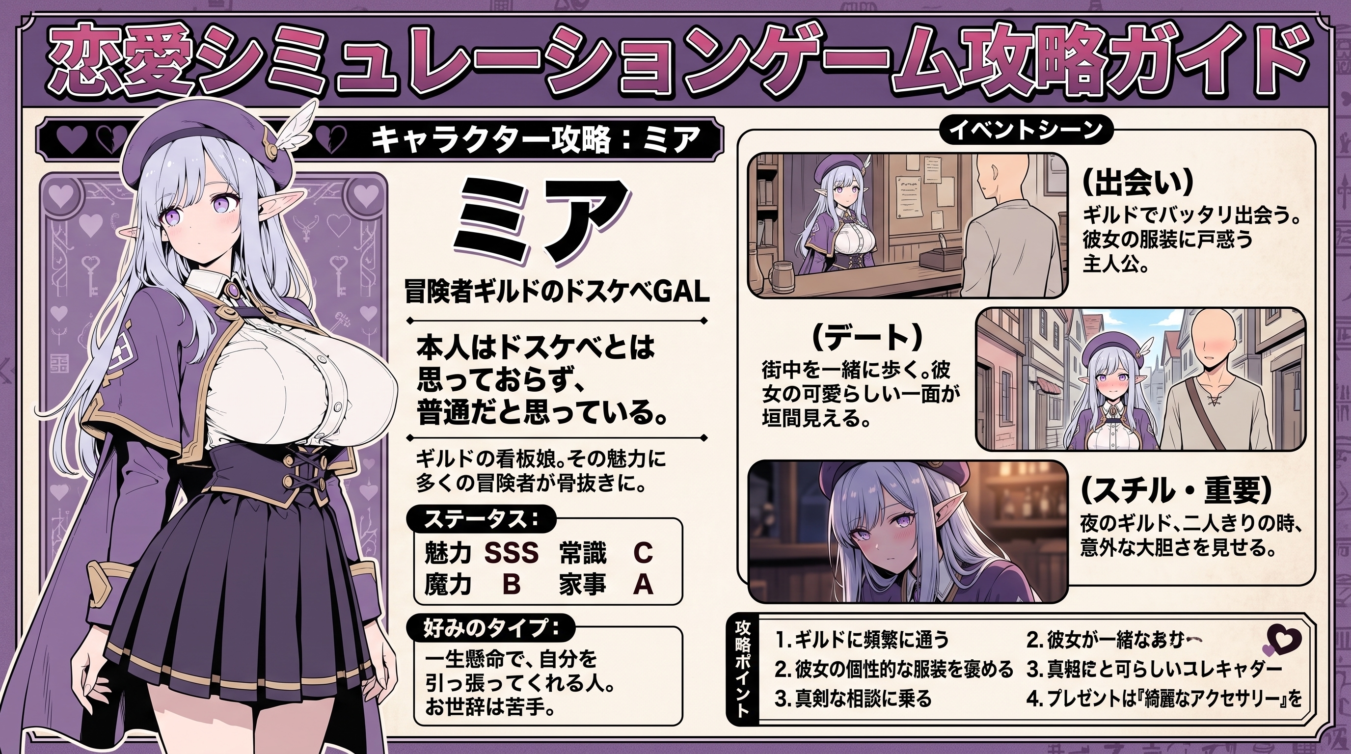 ミアの攻略ガイド