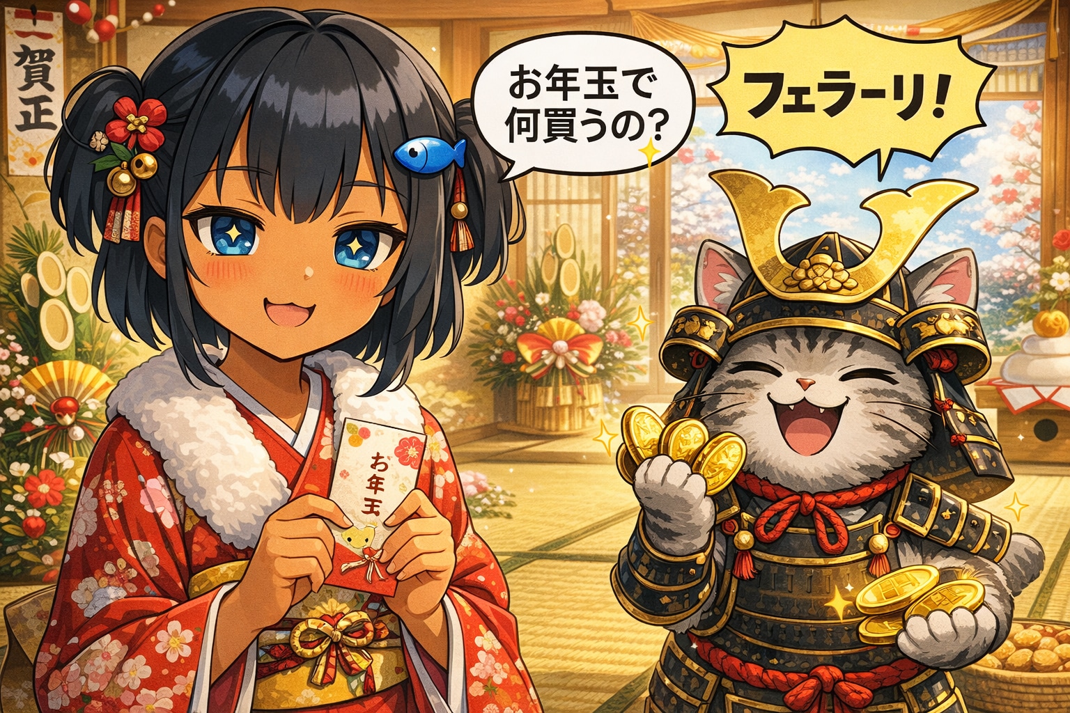 お年玉の使い道 | の人気AIイラスト・グラビア