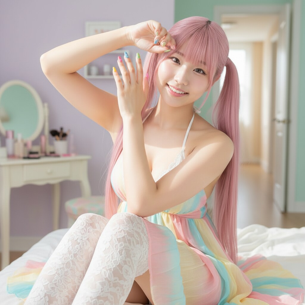 ももツイさん。2月16日 #ネイル女子の日 #似合う色の日