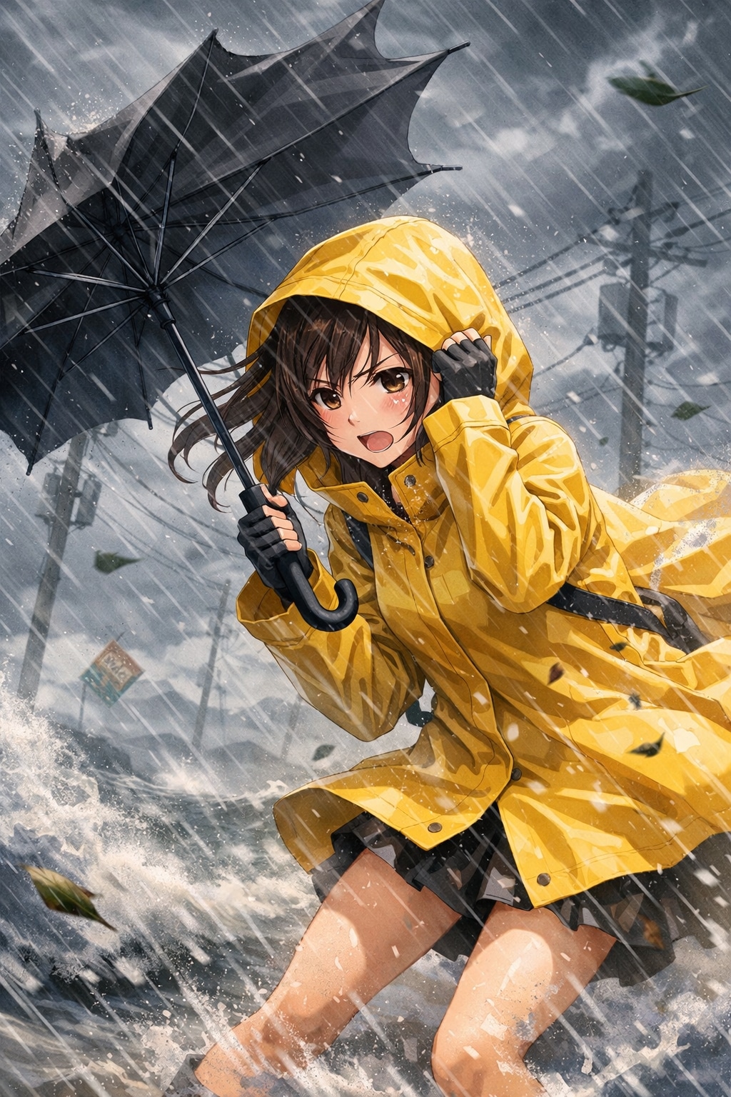 台風やだな | の人気AIイラスト・グラビア