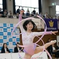 新体操　地区大会参加 9枚目