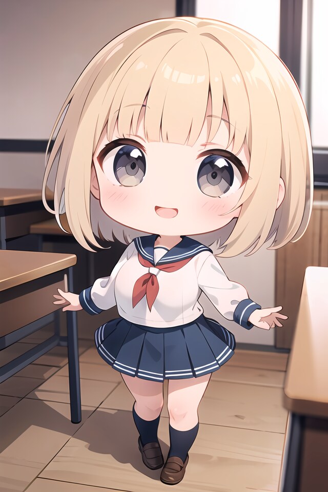 デフォルメ金髪ちゃん