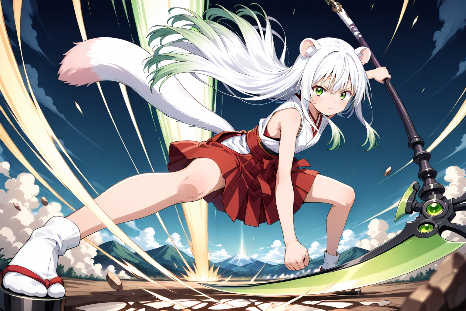 大鎌使いのイタチ | の人気AIイラスト・グラビア