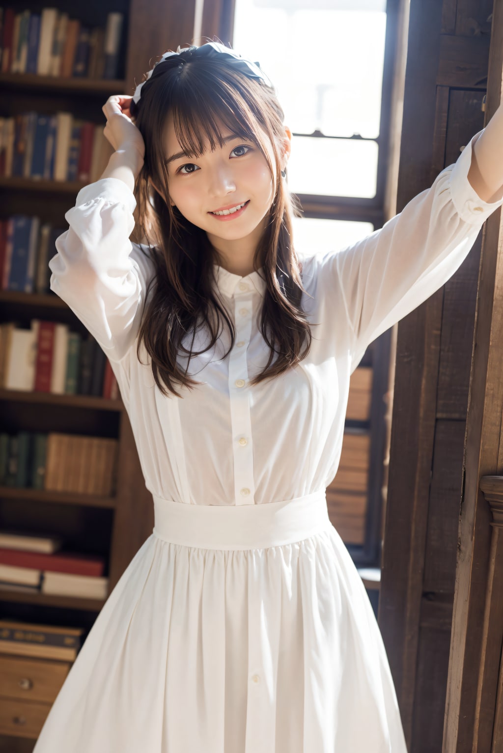 本屋さんの女性