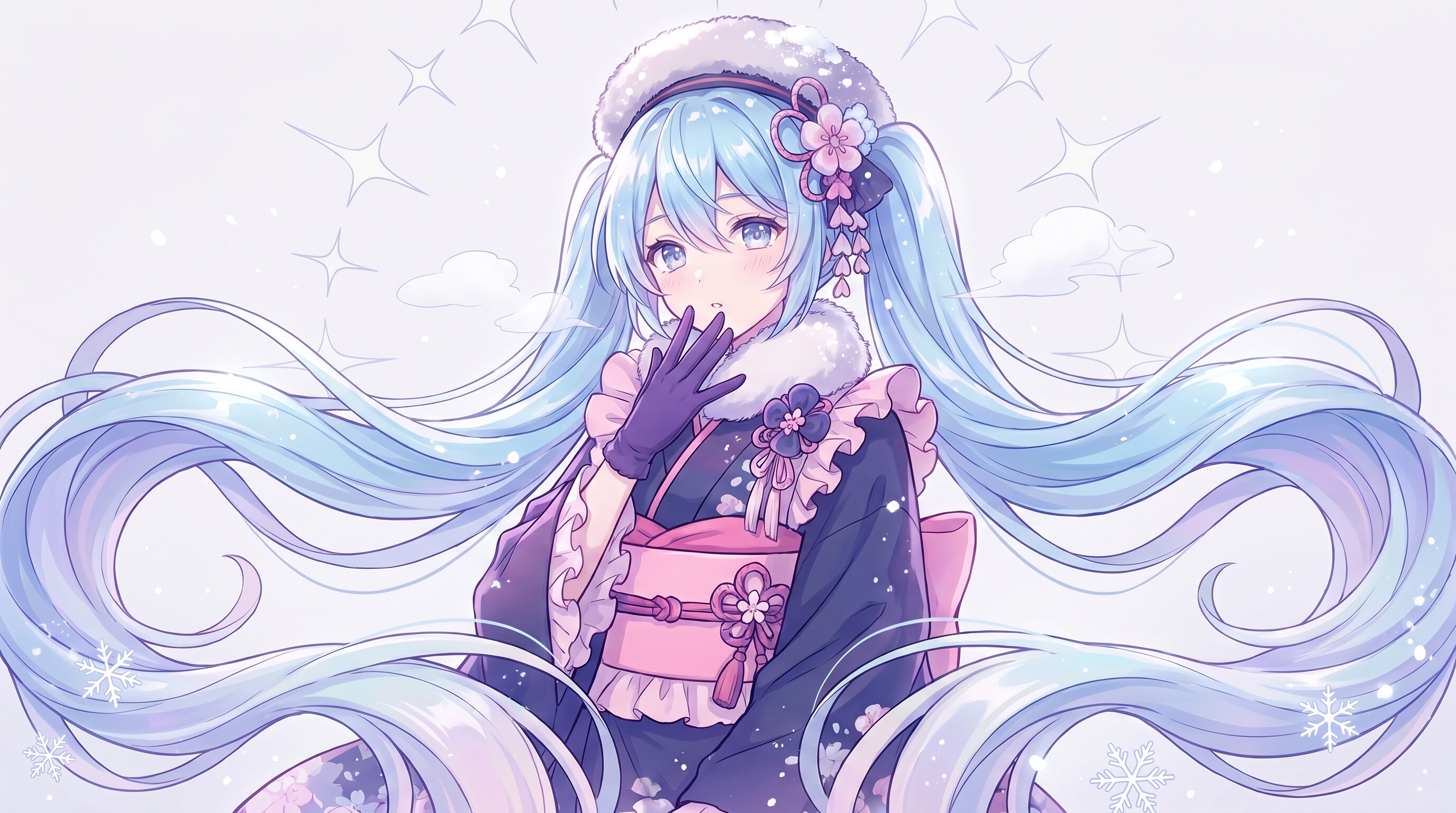 蒼雪星雲の微笑 | の人気AIイラスト・グラビア