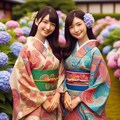 ペイズリー柄の着物 6枚目
