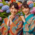 ペイズリー柄の着物 12枚目