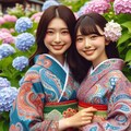 ペイズリー柄の着物 3枚目