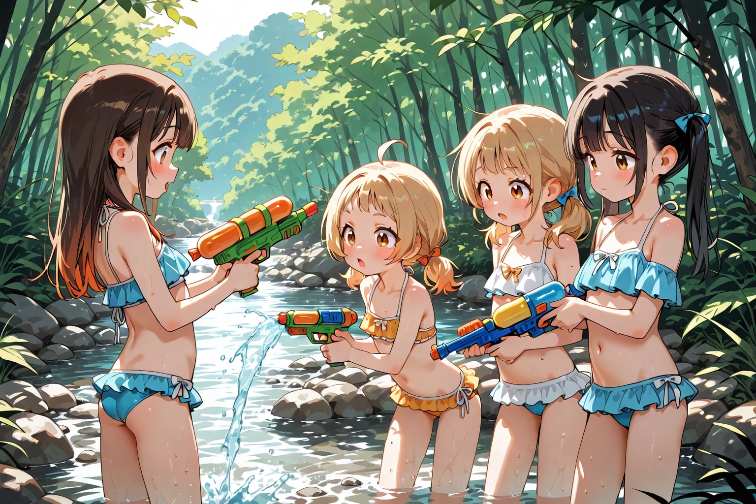 水遊び