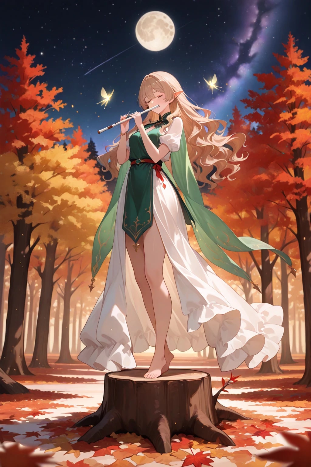 夜の森の演奏会 | の人気AIイラスト・グラビア
