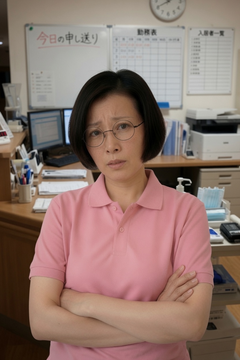押しに弱い介護主任との夜勤