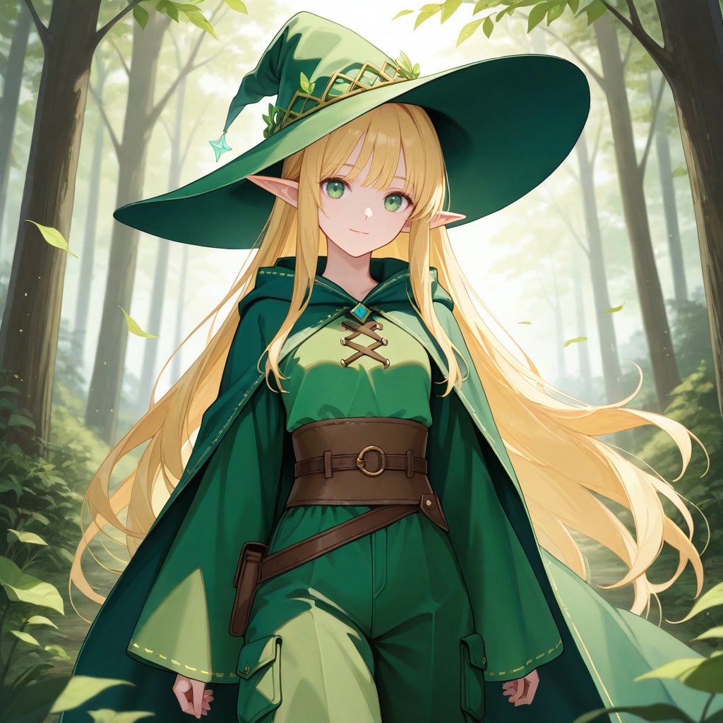 森のエルフ魔女