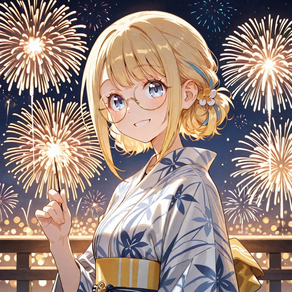 花火とミッシェルさん
