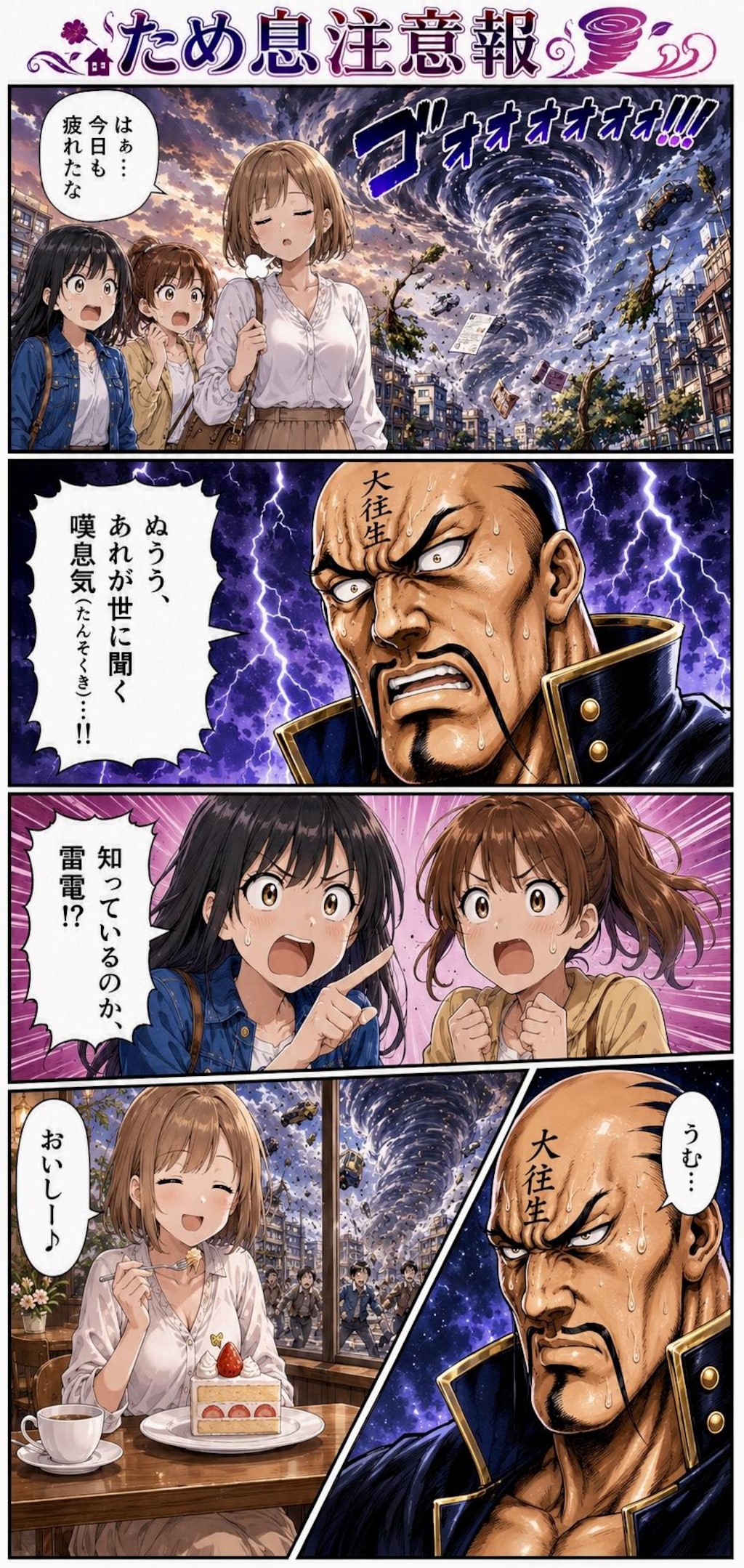 ため息で竜巻発生