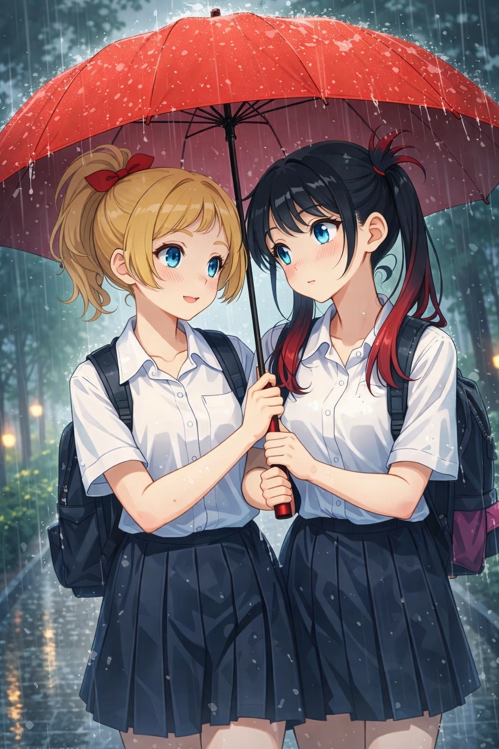 雨の日の帰り道
