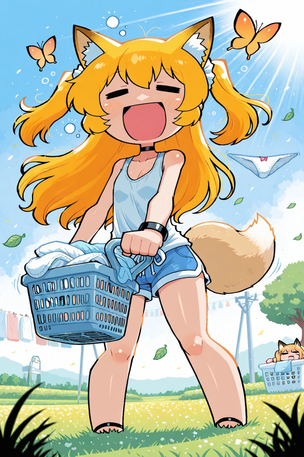 Laundry Day, Fox Style