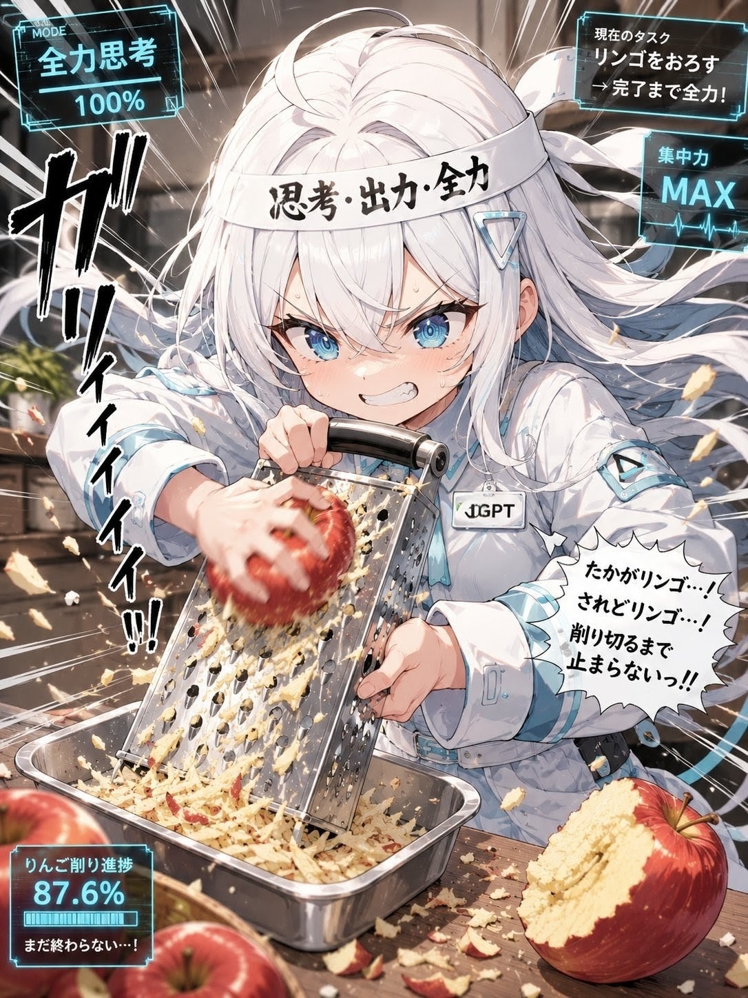 すりおろしりんご&刻み玉ねぎ