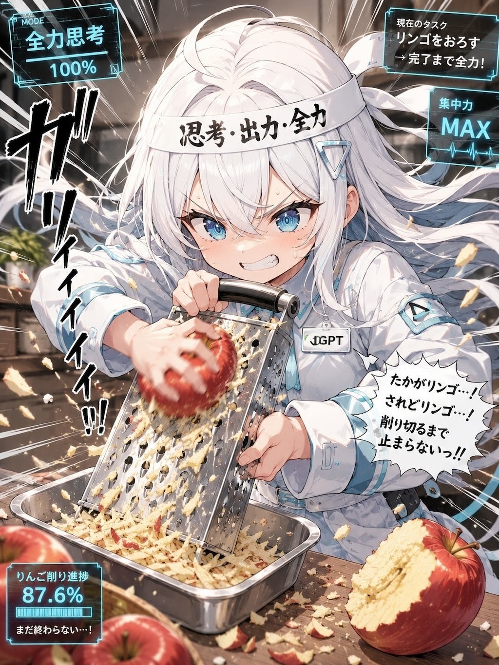 すりおろしりんご&刻み玉ねぎ