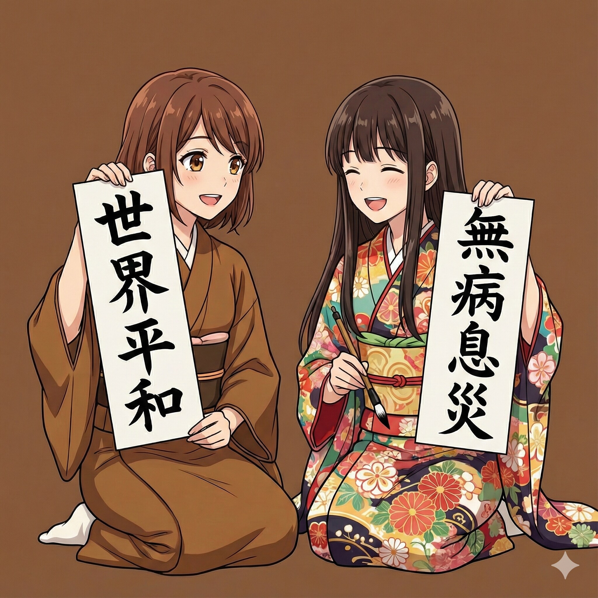🤎彩ちゃんの書き初め