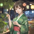 屋台で青汁飲料 2枚目