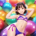 かわいい水着・ビキニの女の子 3枚目