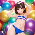かわいい水着・ビキニの女の子 4枚目