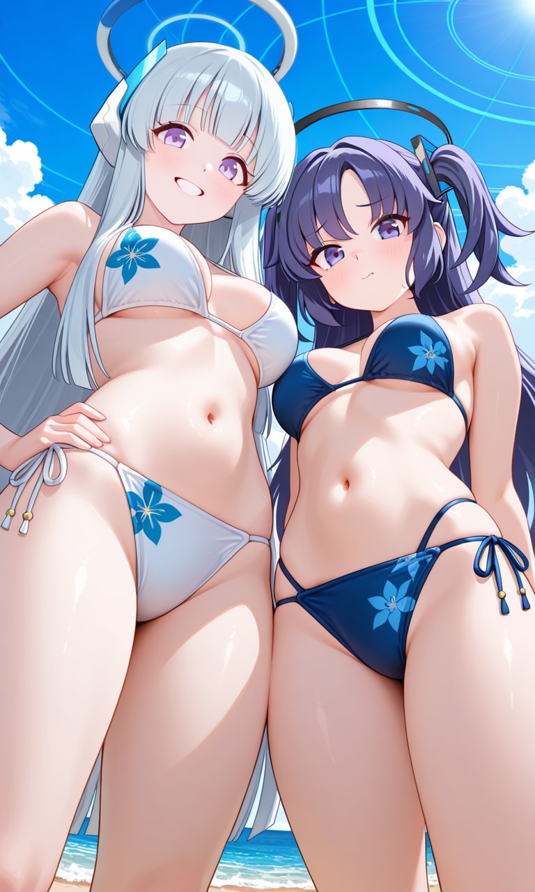 ユウカとノア　ビキニ　画集没1
