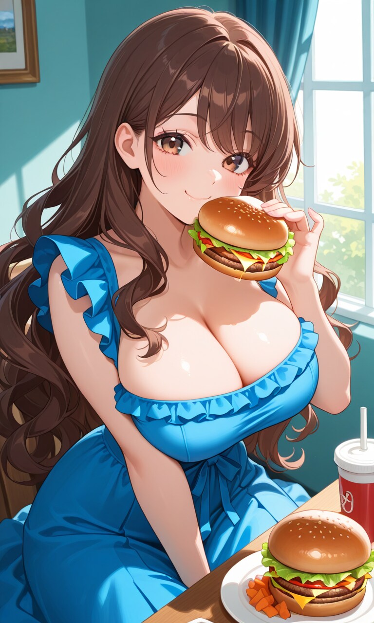 ハンバーガー　震堂千秋