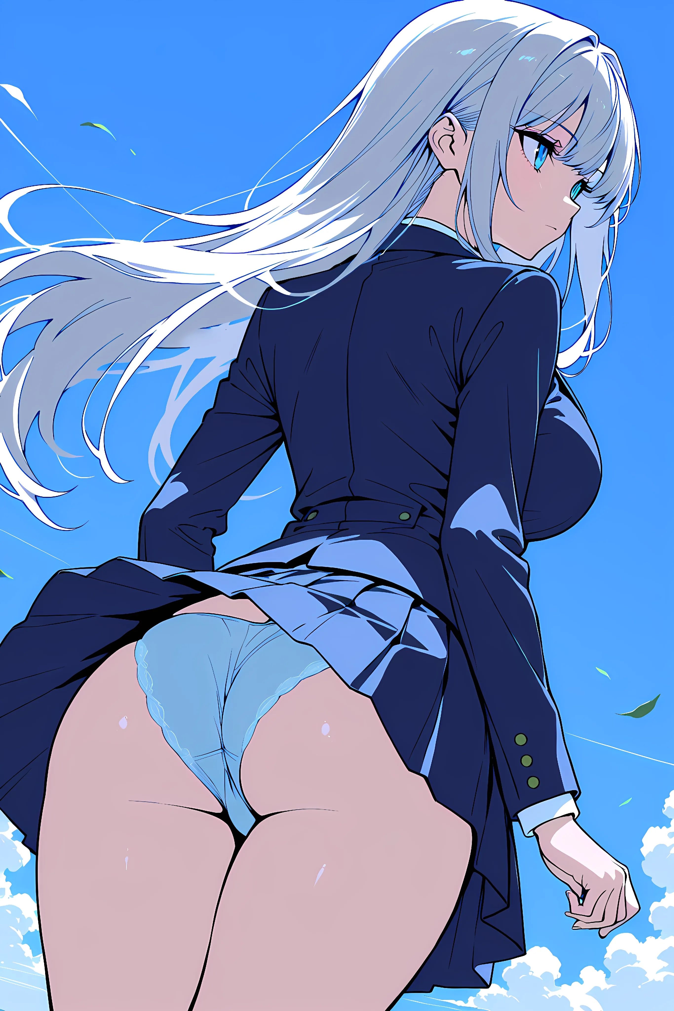 blue.